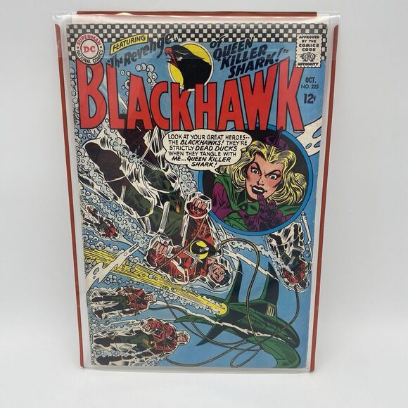 BLACKHAWK #225 COMIC BOOK Queen Killer Shark Marvel 1966 Vintage Sealed Hero - Picture 1 of 4